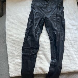SPANX Leather Leggings